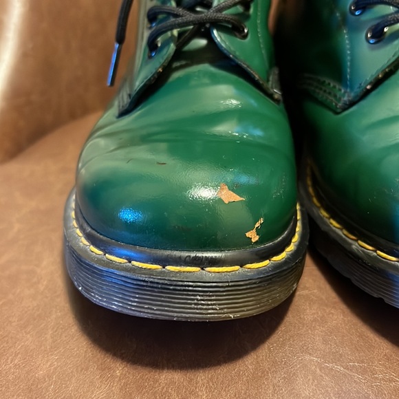 Dr. Martens Green 1460 boots - Picture 2 of 4